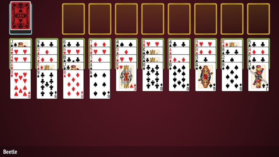 Скриншот 1 из Spider Solitaire Collection