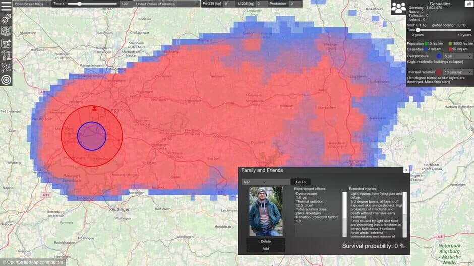 Скриншот 7 из Nuclear War Simulator