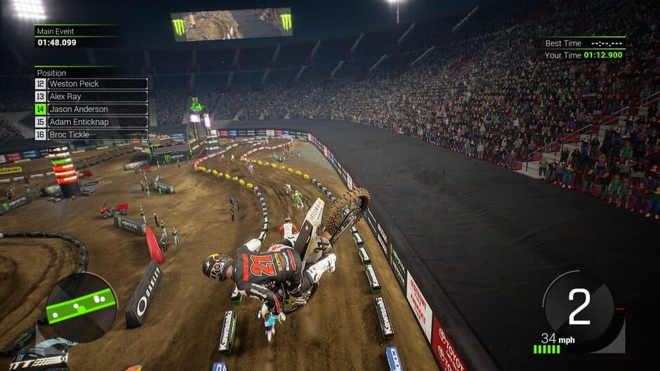 Скриншот 1 из Monster Energy Supercross: The Official Videogame 2 - Los Angeles Memorial Coliseum