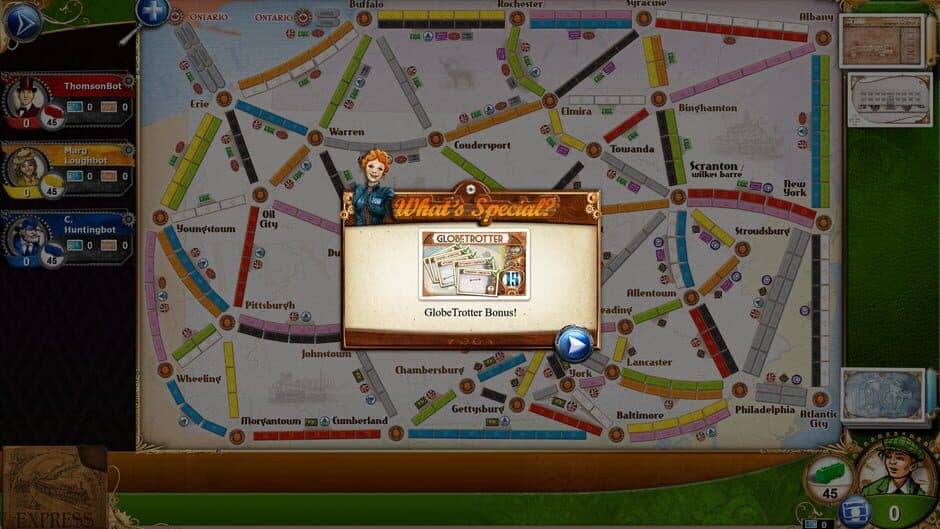 Скриншот 2 из Ticket to Ride: Pennsylvania