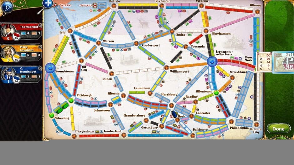 Скриншот 3 из Ticket to Ride: Pennsylvania