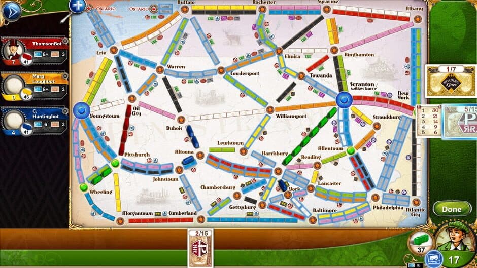 Скриншот 4 из Ticket to Ride: Pennsylvania