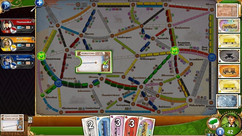 Скриншот 5 из Ticket to Ride: Pennsylvania
