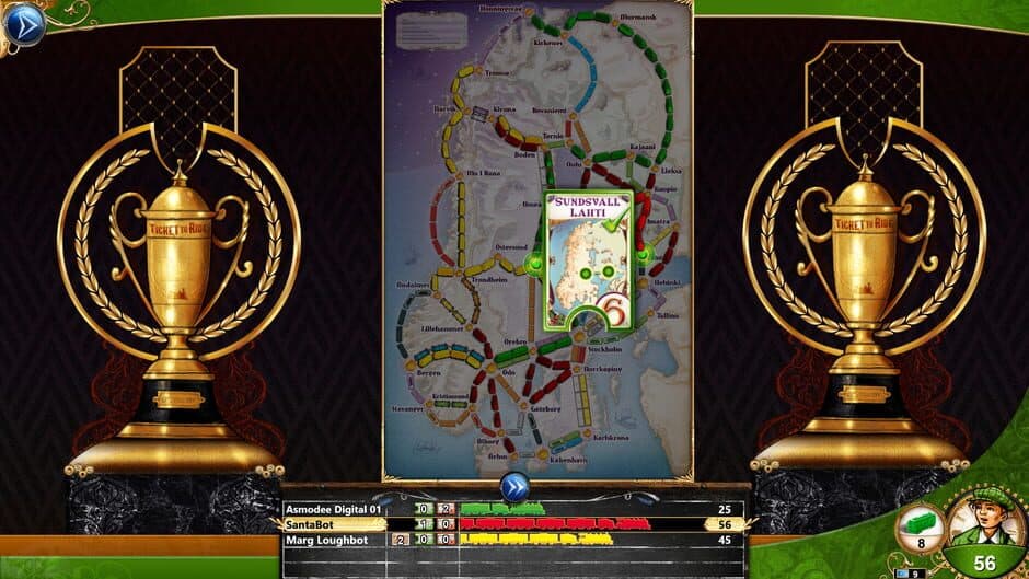 Скриншот 2 из Ticket to Ride: Nordic Countries
