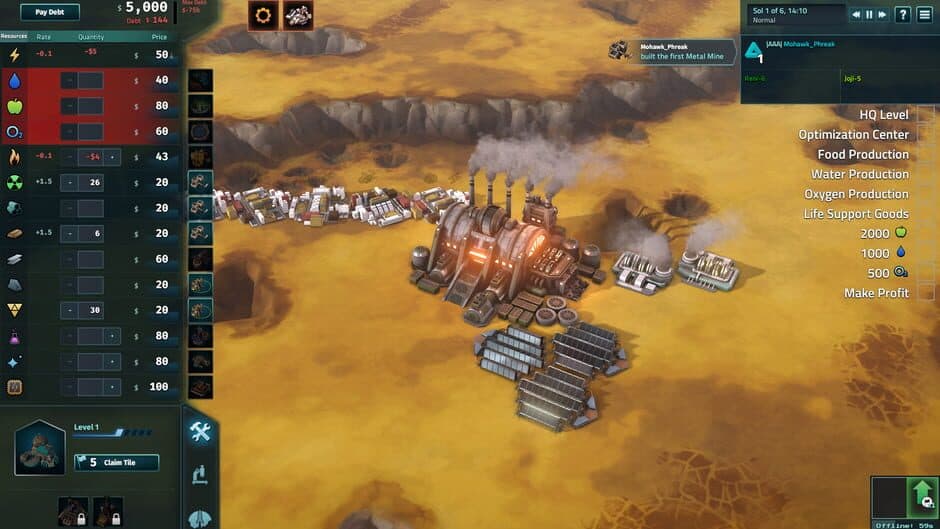 Скриншот 1 из Offworld Trading Company: Limited Supply