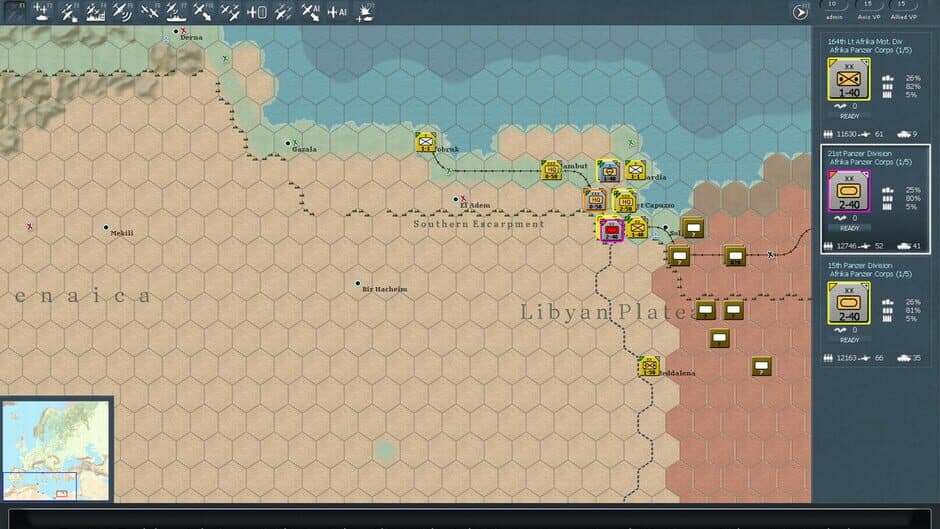 Скриншот 11 из Gary Grigsby's War in the West: Operation Torch