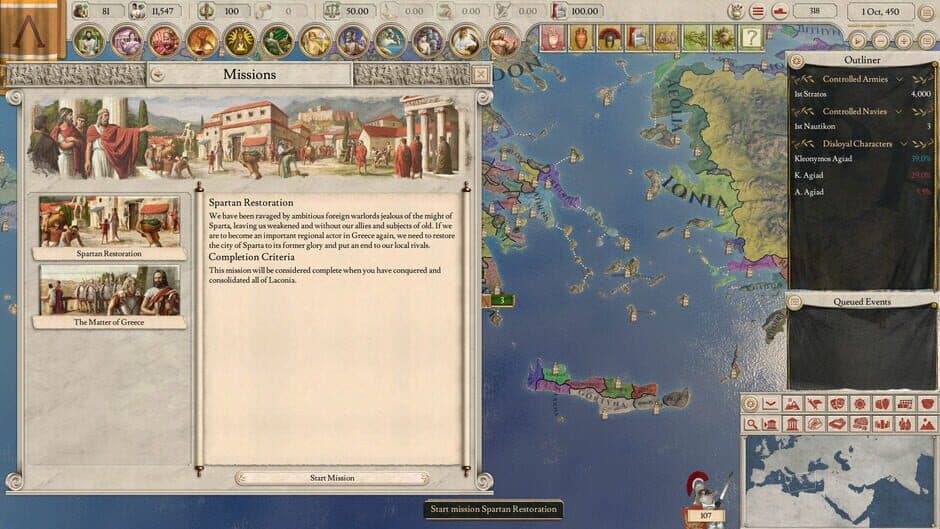 Скриншот 3 из Imperator: Rome - Magna Graecia Content Pack