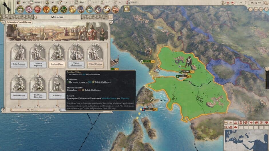 Скриншот 4 из Imperator: Rome - Epirus Content Pack