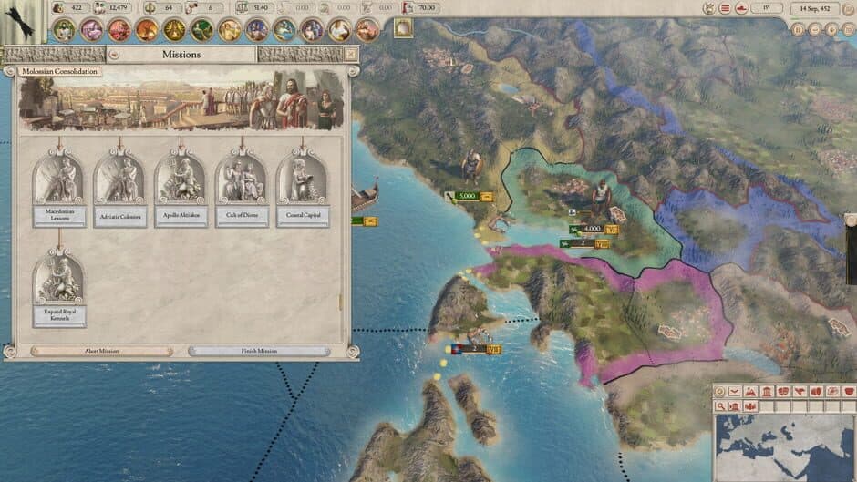 Скриншот 5 из Imperator: Rome - Epirus Content Pack