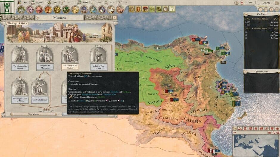 Скриншот 6 из Imperator: Rome - The Punic Wars Content Pack
