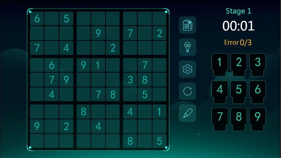 Скриншот 1 из Sudoku Starry Sky