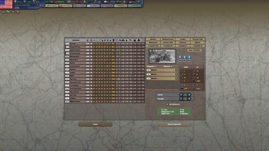 Скриншот 11 из Hearts of Iron III: DLC Collection