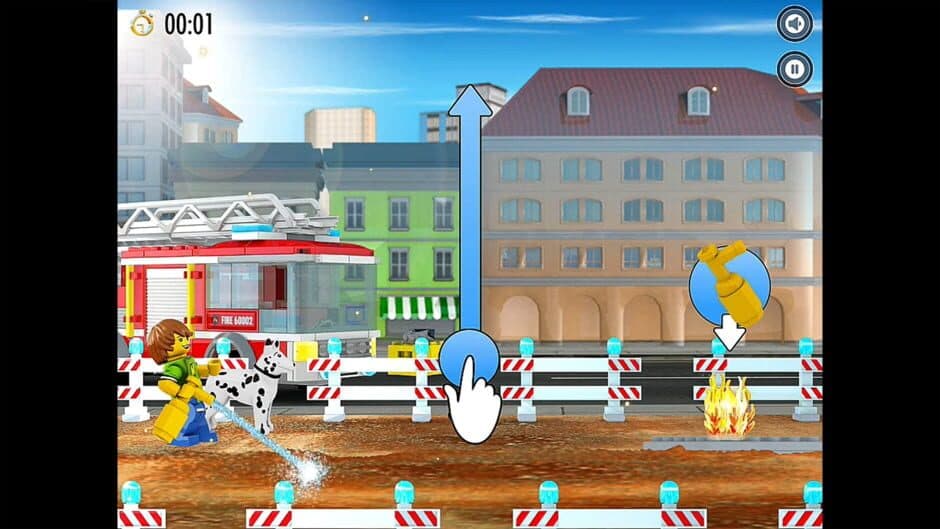 Скриншот 1 из LEGO City Fire Hose Frenzy