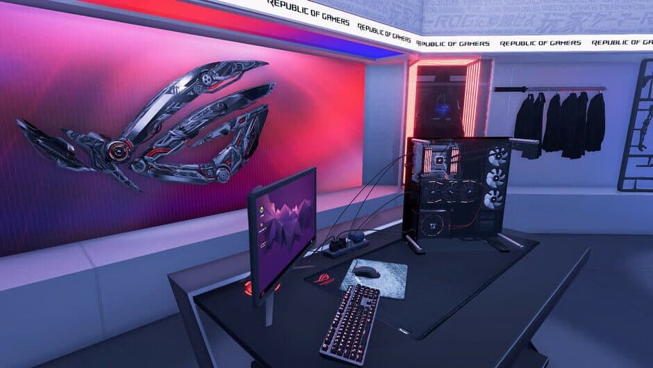 Скриншот 1 из PC Building Simulator: Republic of Gamers Workshop