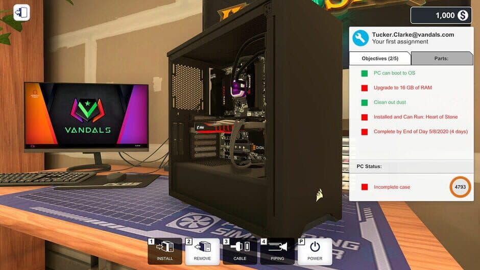 Скриншот 1 из PC Building Simulator: Esports Expansion