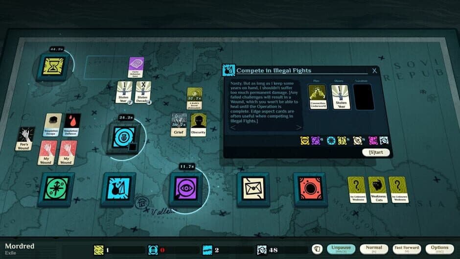 Скриншот 4 из Cultist Simulator: The Exile