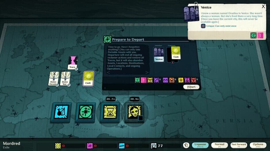 Скриншот 8 из Cultist Simulator: The Exile