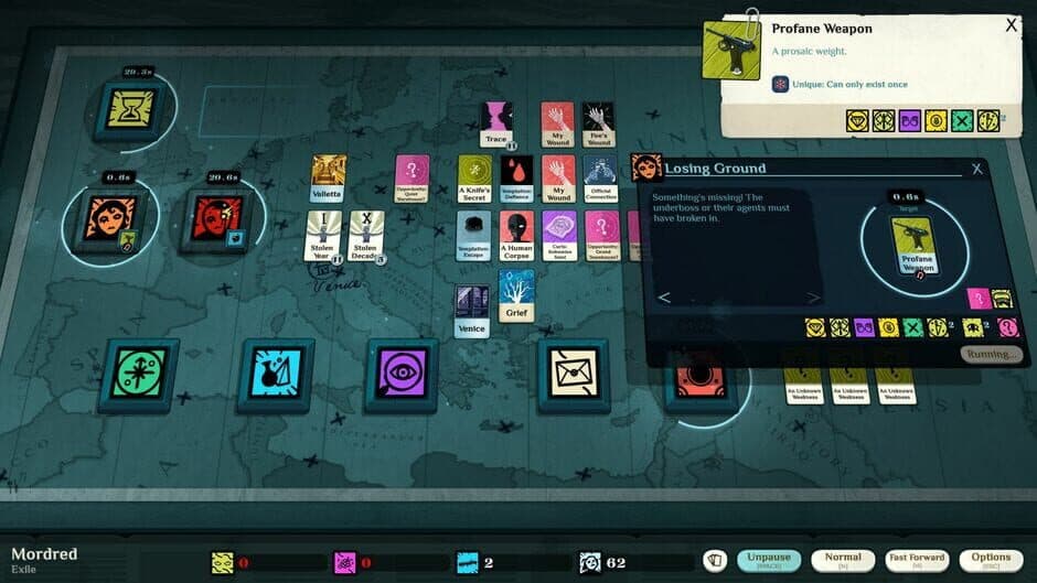 Скриншот 5 из Cultist Simulator: The Exile