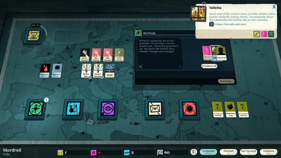 Скриншот 2 из Cultist Simulator: The Exile