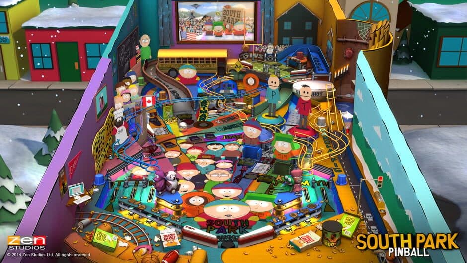 Скриншот 1 из Zen Pinball 2: South Park - Super-Sweet Pinball