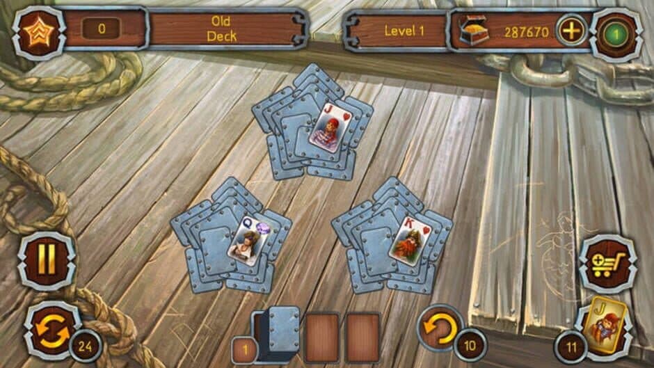 Скриншот 2 из Pirate Solitaire