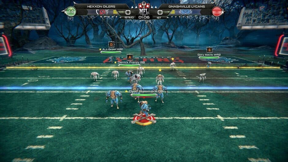 Скриншот 9 из Mutant Football League: Gnashville Lycans