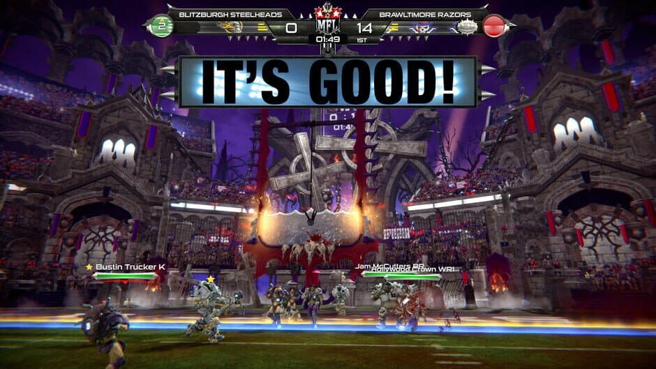 Скриншот 9 из Mutant Football League: Brawltimore Razors