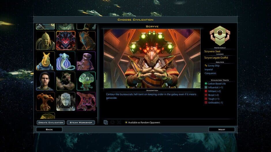 Скриншот 1 из Galactic Civilizations III: Villains of Star Control