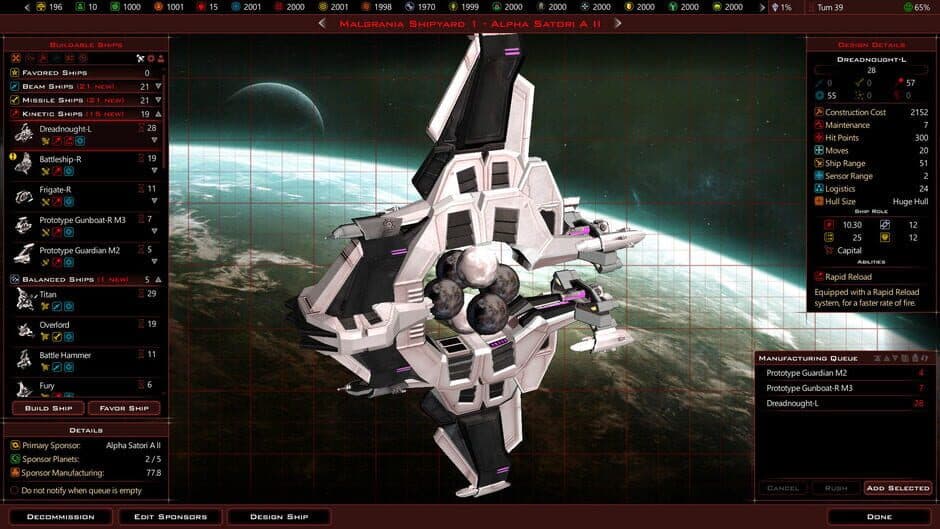 Скриншот 4 из Galactic Civilizations III: Villains of Star Control