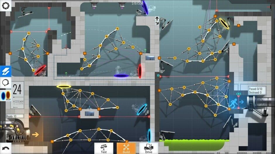 Скриншот 2 из Bridge Constructor Portal: Portal Proficiency