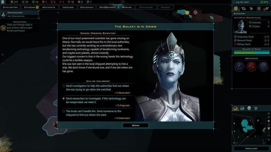 Скриншот 2 из Galactic Civilizations III: Worlds in Crisis