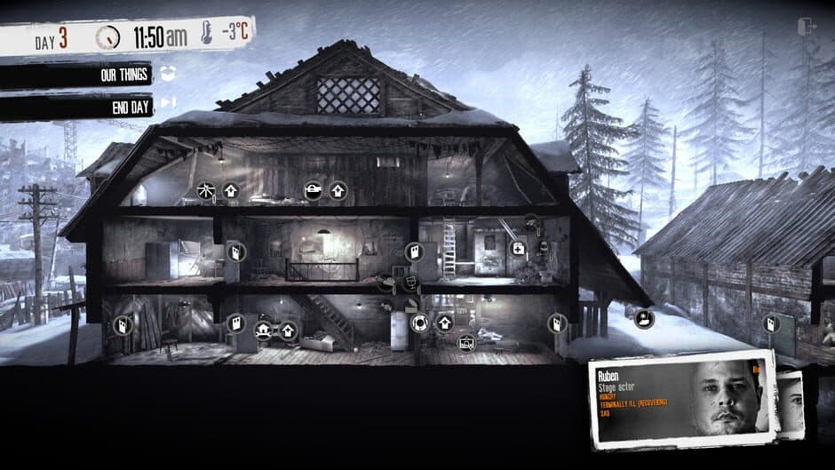 Скриншот 1 из This War of Mine: Stories - Fading Embers
