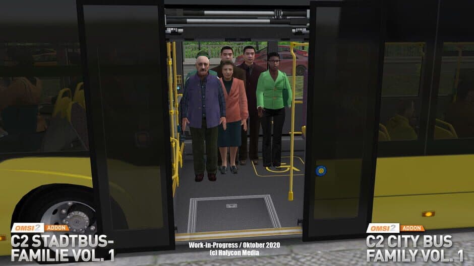 Скриншот 3 из OMSI 2: C2-Stadtbus-Familie Vol.1