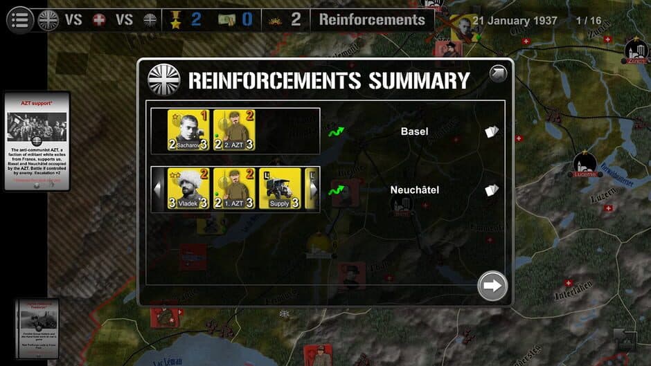 Скриншот 8 из Wars Across the World: Switzerland 1937