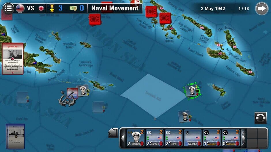 Скриншот 7 из Wars Across the World: Coral Sea 1942