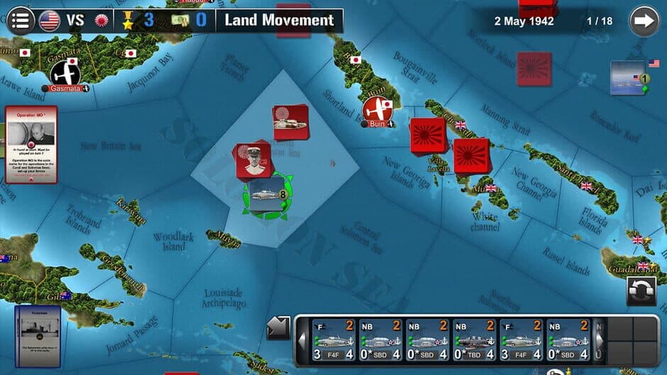Скриншот 12 из Wars Across the World: Coral Sea 1942