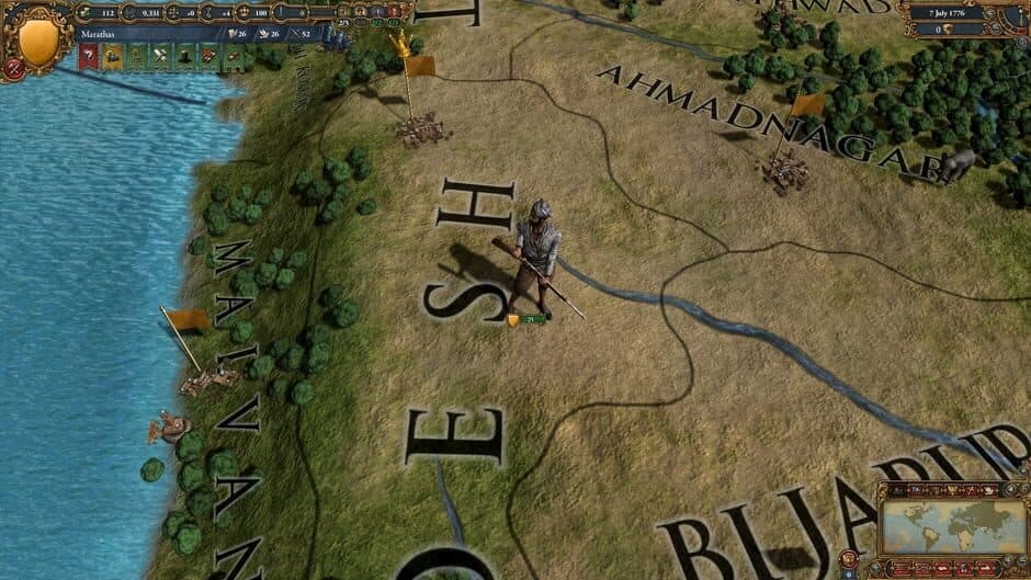 Скриншот 1 из Europa Universalis IV: Indian Subcontinent Unit Pack
