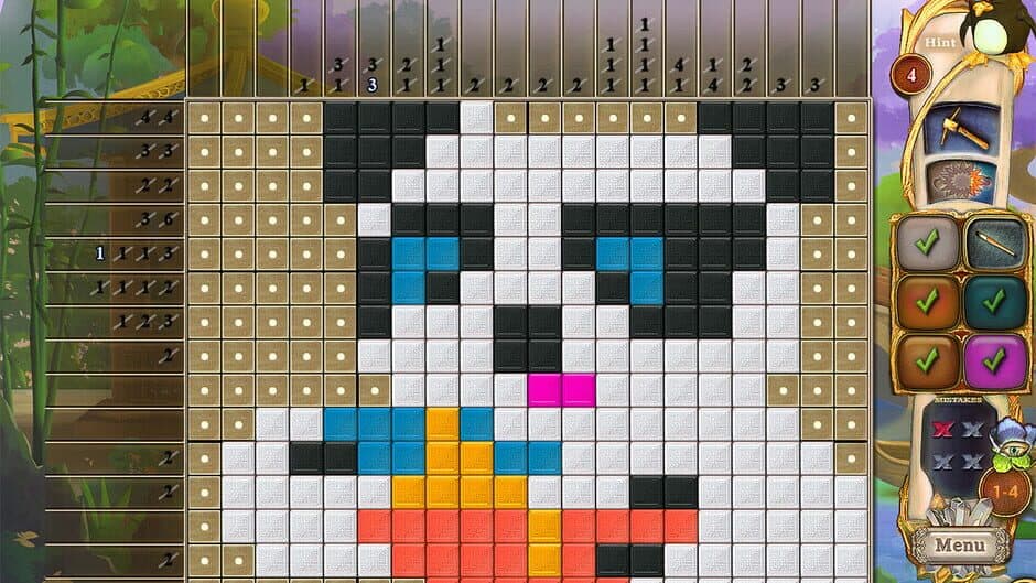 Скриншот 2 из Fantasy Mosaics 34: Zen Garden