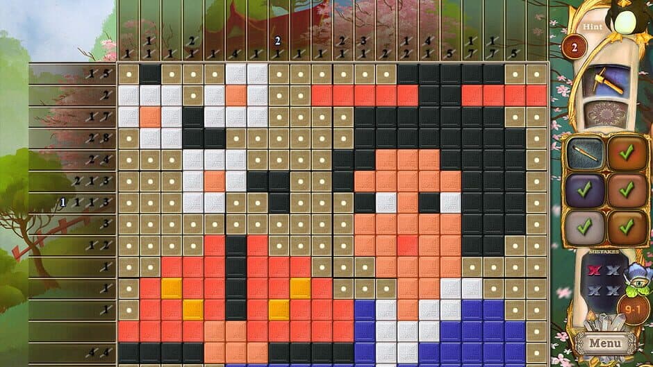 Скриншот 3 из Fantasy Mosaics 34: Zen Garden