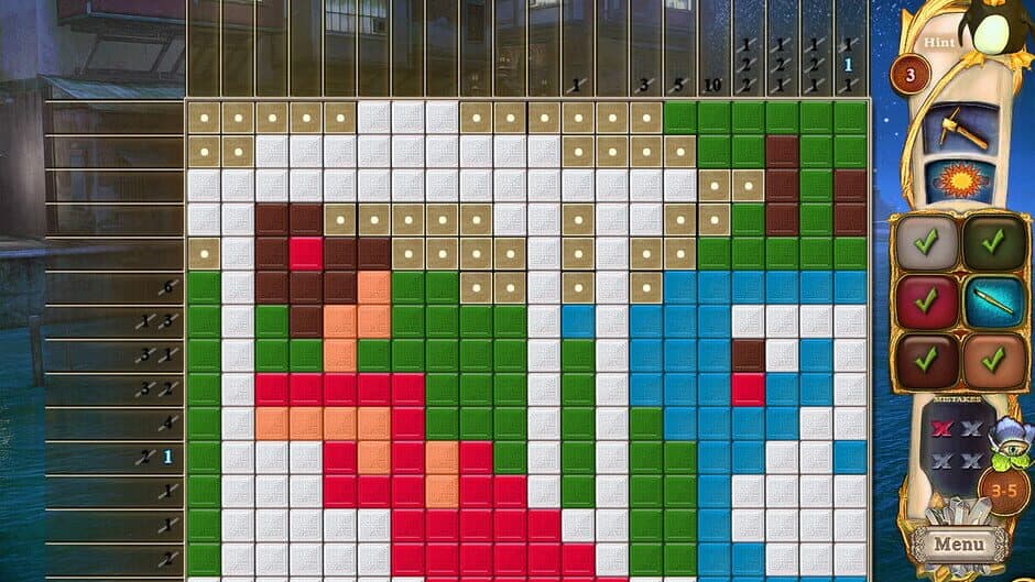 Скриншот 5 из Fantasy Mosaics 34: Zen Garden