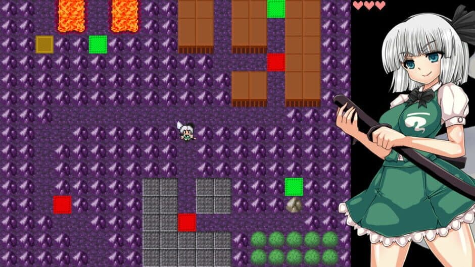 Скриншот 1 из Youmu Konpaku & Dungeon of Lewd Creatures