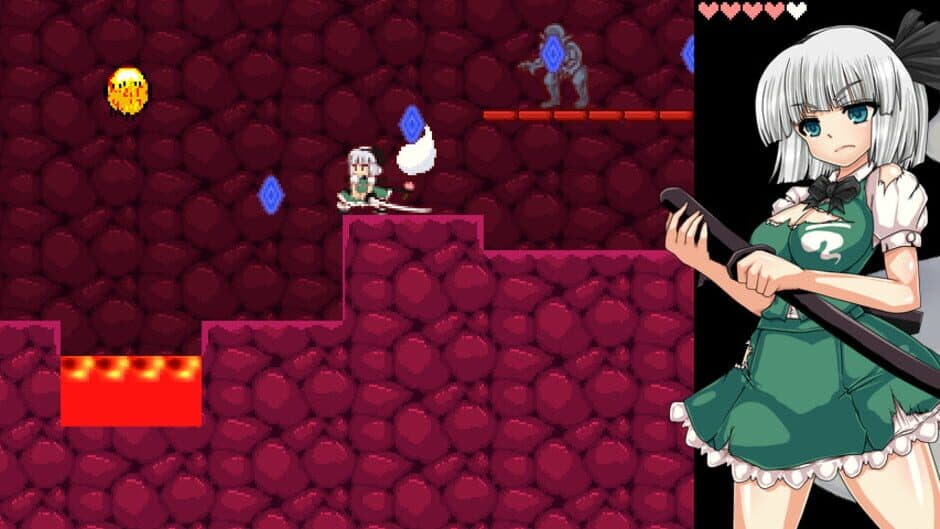 Скриншот 2 из Youmu Konpaku & Dungeon of Lewd Creatures