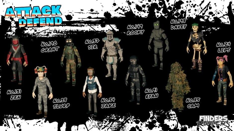 Скриншот 3 из Finders Reapers: Attack & Defend Character Pack