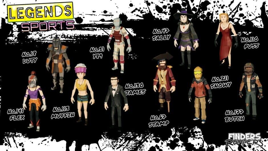 Скриншот 3 из Finders Reapers: Legends & Sports Character Pack