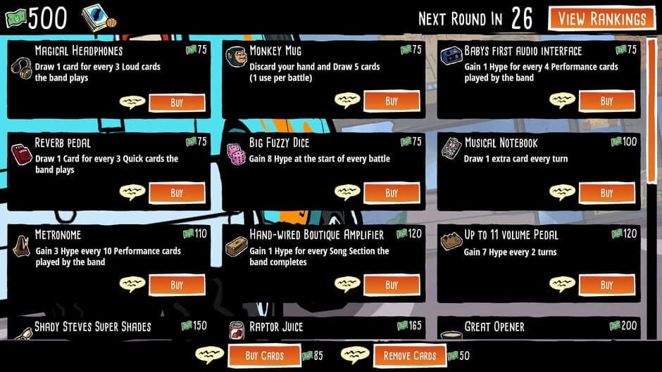Скриншот 1 из Battle Bands: Rock & Roll Deckbuilder