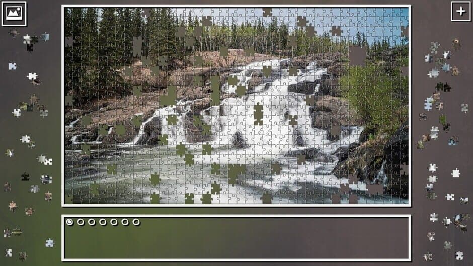 Скриншот 3 из Super Jigsaw Puzzle: Generations - Waterfalls Puzzles