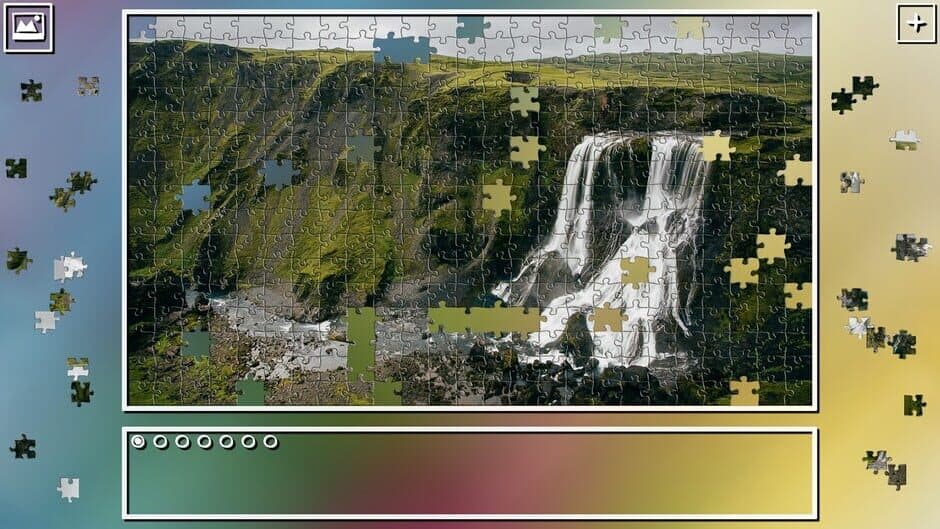 Скриншот 4 из Super Jigsaw Puzzle: Generations - Waterfalls Puzzles