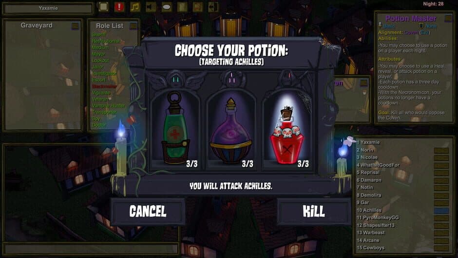 Скриншот 4 из Town of Salem: The Coven