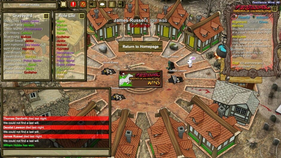 Скриншот 5 из Town of Salem: The Coven