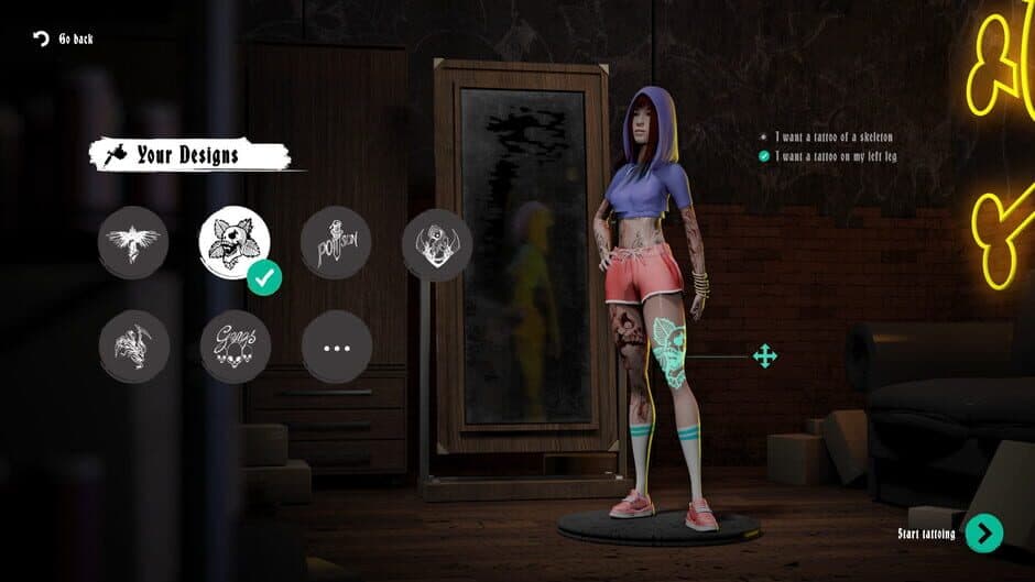 Скриншот 5 из Ink Studio: Tattoo Artist Simulator